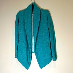The North Face Fallsgrove Wrap Sweater teal size XS